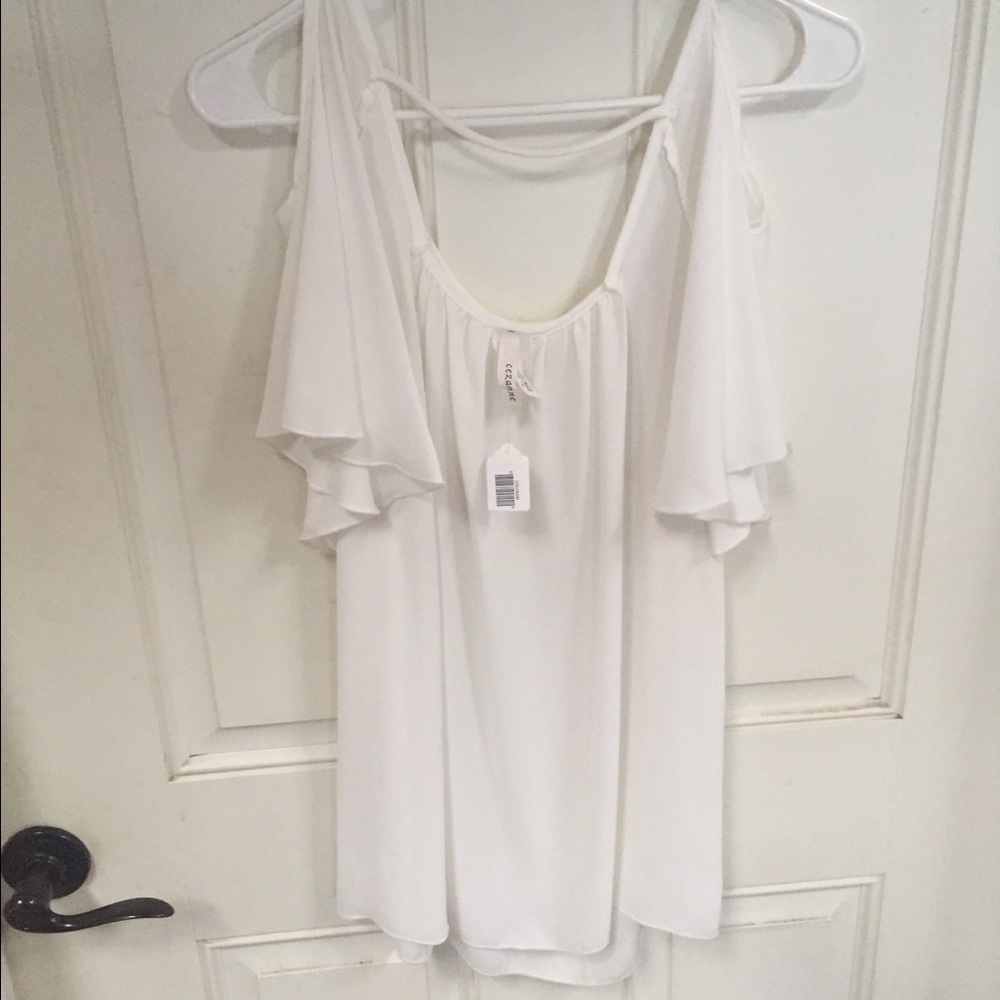 Beautiful new white top